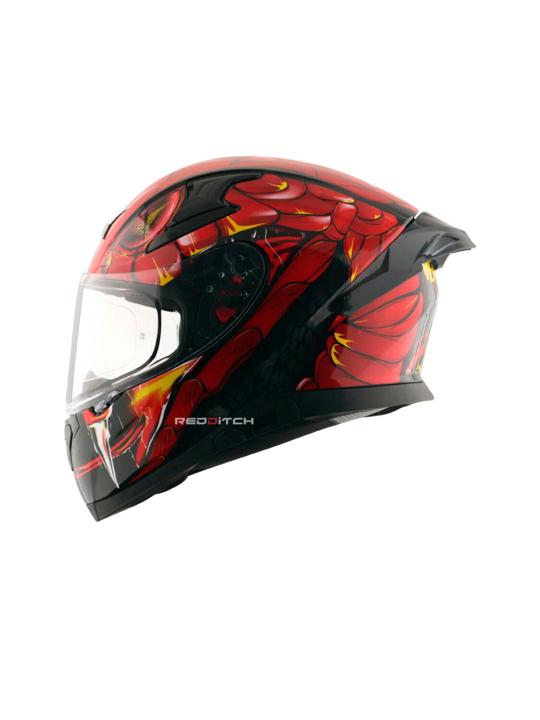 Axor Apex Venomous, a premium motorcycle helmet with a striking venom-inspired design, advanced safety features, and an aerodynamic build for optimal protection and style
