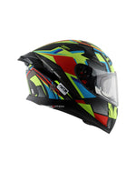 Axor Apex Vivid, a motorcycle helmet featuring a vibrant, eye-catching design with advanced safety features and superior comfort, perfect for riders who seek protection and bold style.
