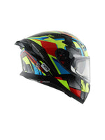 Axor Apex Vivid, a motorcycle helmet featuring a vibrant, eye-catching design with advanced safety features and superior comfort, perfect for riders who seek protection and bold style.