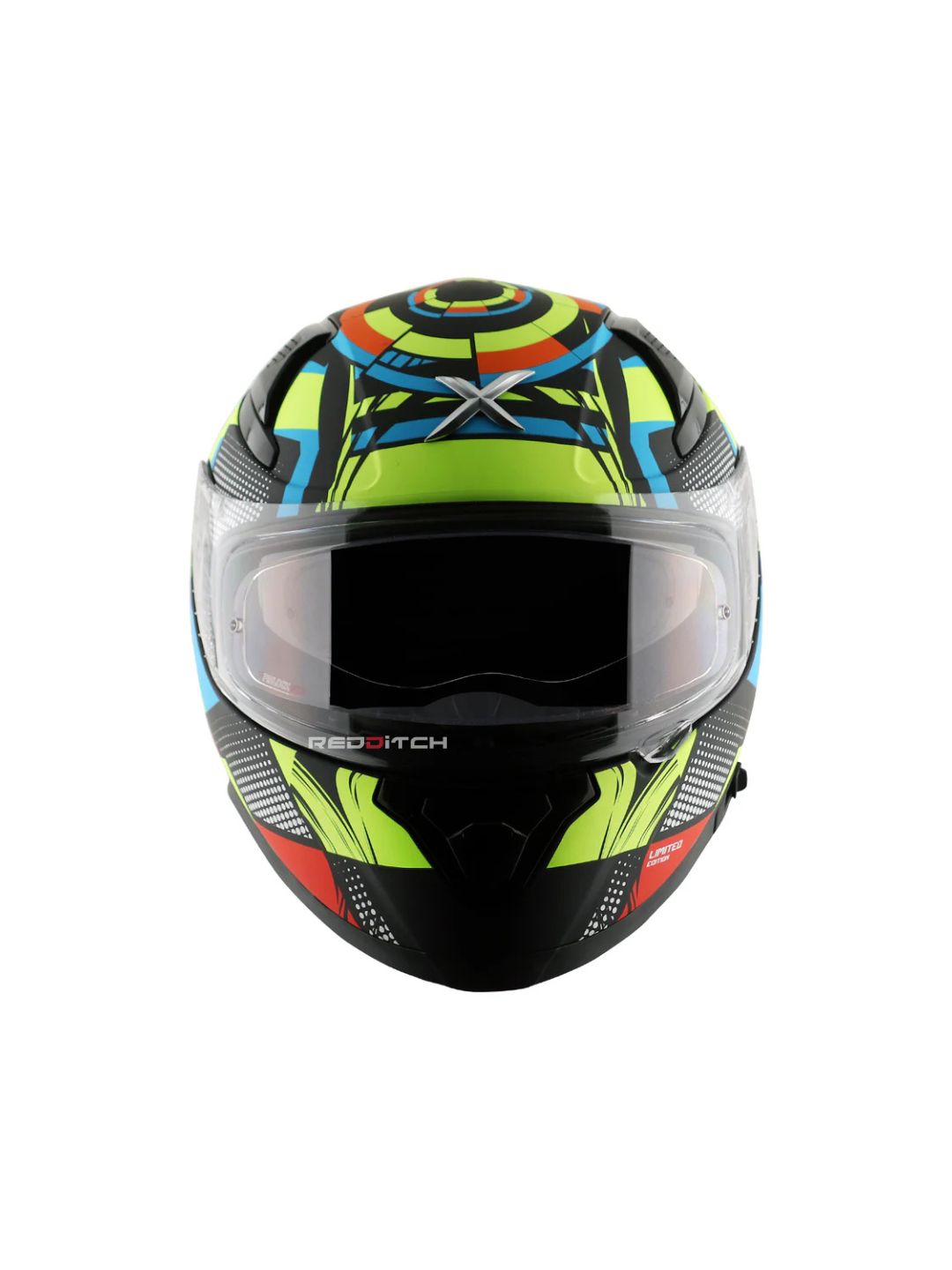 Axor Apex Vivid, a motorcycle helmet featuring a vibrant, eye-catching design with advanced safety features and superior comfort, perfect for riders who seek protection and bold style.