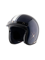 AXOR Retro Jet Open Face Helmet, a stylish and classic open-face helmet offering great comfort and protection, designed with a retro look for urban riders, featuring a lightweight build and excellent ventilation.