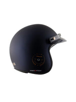 AXOR Retro Jet Open Face Helmet, a stylish and classic open-face helmet offering great comfort and protection, designed with a retro look for urban riders, featuring a lightweight build and excellent ventilation.