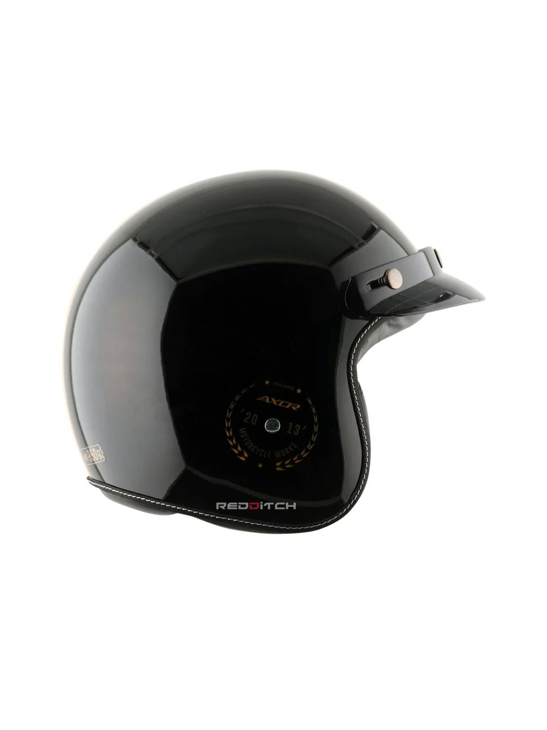 AXOR Retro Jet Open Face Helmet, a stylish and classic open-face helmet offering great comfort and protection, designed with a retro look for urban riders, featuring a lightweight build and excellent ventilation.
