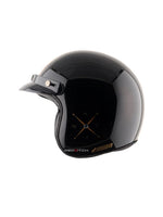 AXOR Retro Jet Open Face Helmet, a stylish and classic open-face helmet offering great comfort and protection, designed with a retro look for urban riders, featuring a lightweight build and excellent ventilation.