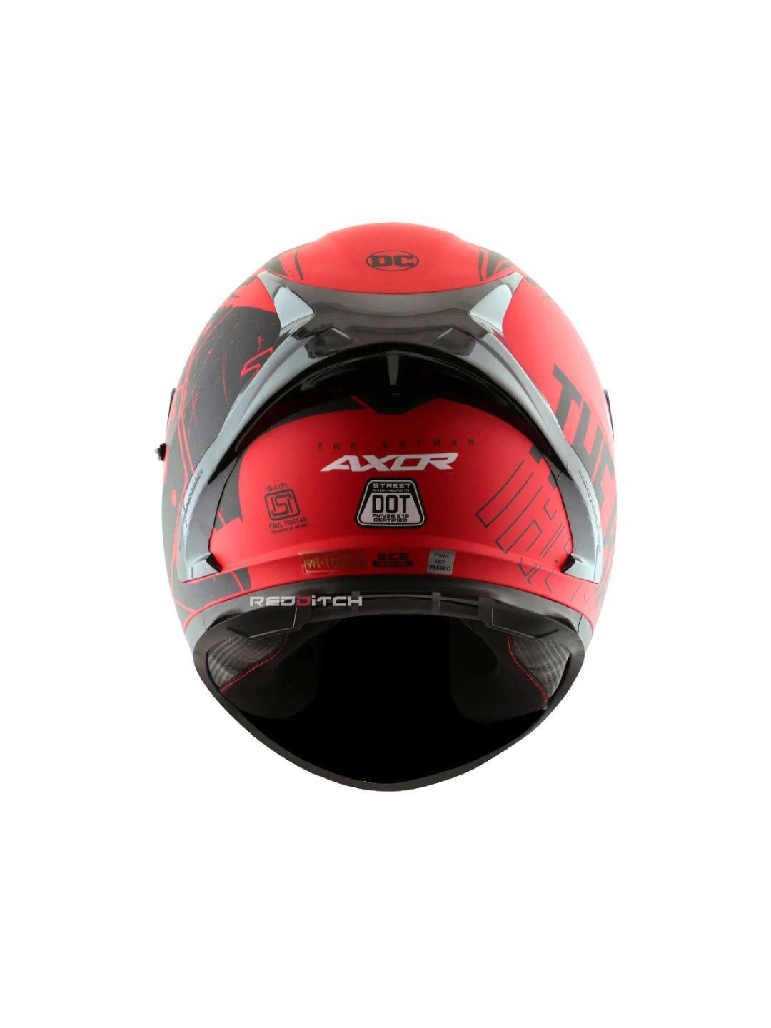 Axor Street DC Batman Helmet, featuring an iconic Batman-themed design, advanced safety features, and a lightweight, aerodynamic shell for superior protection and style on every ride