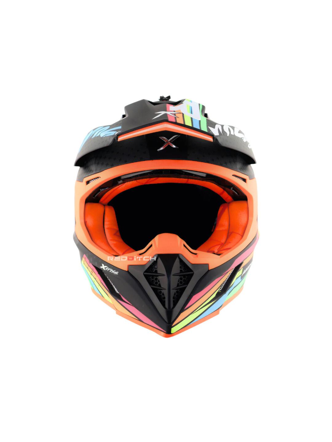 Axor X-Cross X2, a high-performance motocross helmet designed for off-road riders, featuring a lightweight, durable shell, superior ventilation, and enhanced safety features for maximum protection and comfort.
