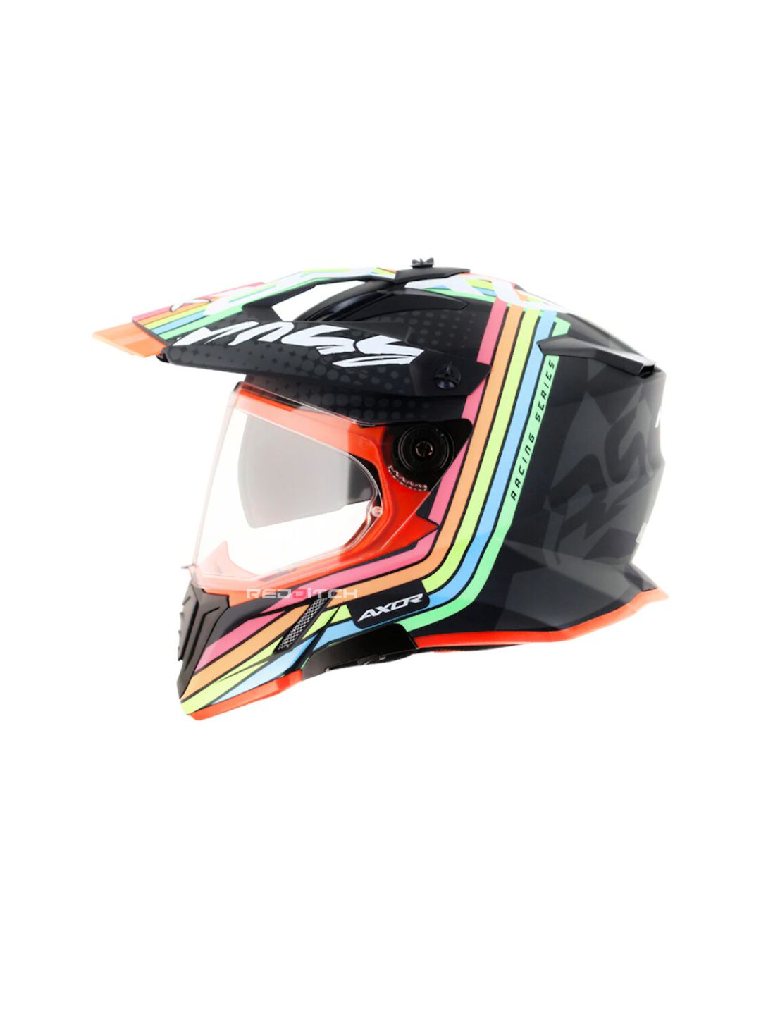 Axor X-Cross X2, a premium motorcycle helmet featuring a rugged design, advanced ventilation, and superior safety features, perfect for off-road and adventure enthusiasts