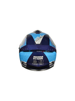 DRIFTER D6 REBELLION MATT BLUE N1 BLUE – High-quality motorcycle helmet featuring a stylish matte blue design. Ensures superior protection, comfort, and a secure fit for every ride. Available at the **best helmet shop in India**.