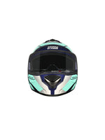 DRIFTER D6 REBELLION BLUE TURQUOISE N1 BLUE – Premium motorcycle helmet with a striking blue and turquoise design. Provides superior protection, comfort, and a secure fit for every ride. Available at the **best helmet shop in India**.