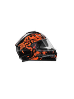 STUDDS DRIFTER D2 ORANGE N9 BLACK – Premium full-face motorcycle helmet with a bold orange and black design. Ensures superior protection, comfort, and a secure fit for every ride. Available at the **best helmet shop in India**.