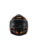 STUDDS DRIFTER D2 ORANGE N9 BLACK – Premium full-face motorcycle helmet with a bold orange and black design. Ensures superior protection, comfort, and a secure fit for every ride. Available at the **best helmet shop in India**.