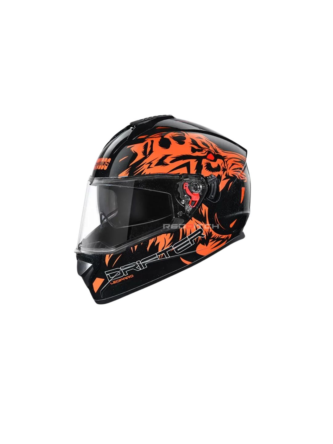 STUDDS DRIFTER D2 ORANGE N9 BLACK – Premium full-face motorcycle helmet with a bold orange and black design. Ensures superior protection, comfort, and a secure fit for every ride. Available at the **best helmet shop in India**.