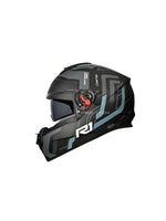 STUDDS DRIFTER D4 R1 BLACK N4 GREY – High-quality full-face motorcycle helmet with a sleek black and grey design. Provides superior protection, comfort, and a secure fit for every ride. Available at the **best helmet shop in India**.