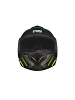 STUDDS DRIFTER D4 R1 BLACK YELLOW N4 GREY – High-quality full-face motorcycle helmet featuring a sleek black, yellow, and grey design. Provides superior protection, comfort, and a secure fit for every ride. Available at the **best helmet shop in India**.