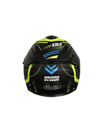 STUDDS DRIFTER D4 R1 BLACK YELLOW N4 GREY – High-quality full-face motorcycle helmet featuring a sleek black, yellow, and grey design. Provides superior protection, comfort, and a secure fit for every ride. Available at the **best helmet shop in India**.