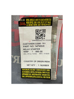 RELAY STARTER (Part No: 147955/E) – High-quality starter relay for efficient engine ignition and reliable electrical performance. Designed for durability and long-lasting functionality. Available at the **best motor accessory shop in India**.