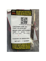 **ALT Text:** BRAKE LIGHT SWITCH ASSY (Part No: 591614/C) – High-quality brake light switch assembly for accurate braking signal activation and enhanced safety. Ensures durability and reliable performance. Available at the **best motor accessory shop in India**.