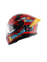 Axor xBHP #THENINETEEN, a limited-edition motorcycle helmet designed in collaboration with xBHP, featuring unique graphics, superior safety features, and enhanced comfort for riders who value style and protection.