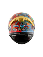 Axor xBHP #THENINETEEN, a limited-edition motorcycle helmet designed in collaboration with xBHP, featuring unique graphics, superior safety features, and enhanced comfort for riders who value style and protection.