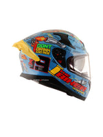 Axor xBHP #THENINETEEN, a limited-edition motorcycle helmet designed in collaboration with xBHP, featuring unique graphics, superior safety features, and enhanced comfort for riders who value style and protection.