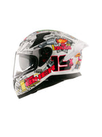 Axor xBHP #THENINETEEN, a limited-edition motorcycle helmet designed in collaboration with xBHP, featuring unique graphics, superior safety features, and enhanced comfort for riders who value style and protection.