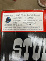 DRIFTER D6 REBELLION MATT BLUE N1 BLUE – High-quality motorcycle helmet featuring a stylish matte blue design. Ensures superior protection, comfort, and a secure fit for every ride. Available at the **best helmet shop in India**.