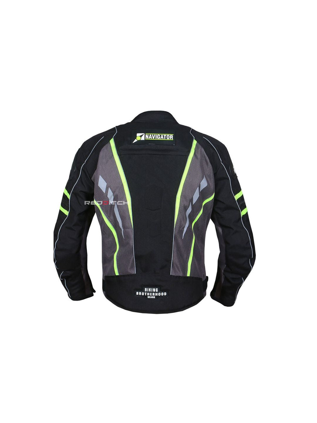 BBG (Black/Grey/Green) Jacket: A stylish and durable riding jacket featuring a striking black, grey, and green color scheme. Built with high-quality materials, it offers excellent protection, ventilation, and comfort for motorcycle enthusiasts. Perfect for daily commutes or long rides.