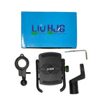 LIU HJG Mobile Holder M8 & M8-S – Secure and durable mobile holders designed for motorcycles. These holders provide a firm grip, ensuring your phone stays in place even on rough terrains. Compatible with most smartphones, they offer easy installation and adjustability for optimal viewing angles during rides. Perfect for navigation and hands-free access.