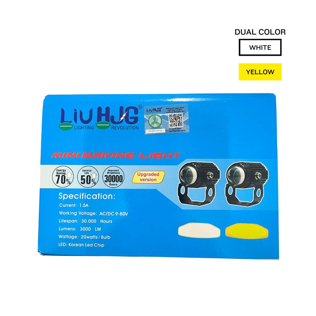 LIU HJG MINI DRIVE FOG LAMP WHITE/YELLOW