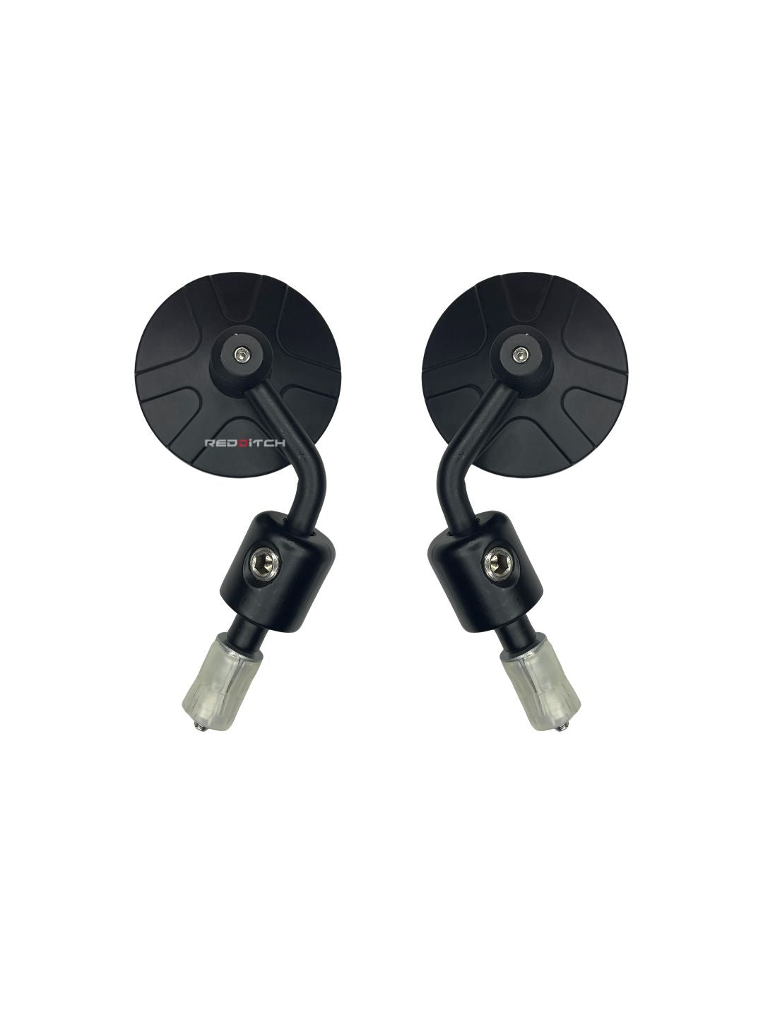 BSDDP Round Mirror, a sleek and durable round-shaped motorcycle mirror offering a clear view and enhanced visibility, designed to complement various bike styles.