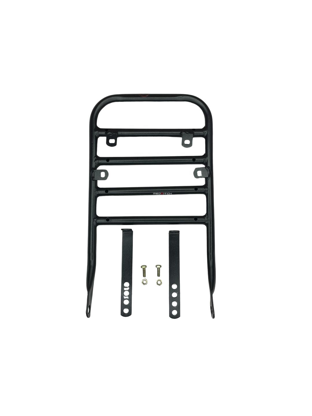 Bullet Straight Carrier, designed for Royal Enfield Bullet motorcycles, offering a sturdy and reliable platform for carrying luggage or accessories, ensuring both functionality and style.