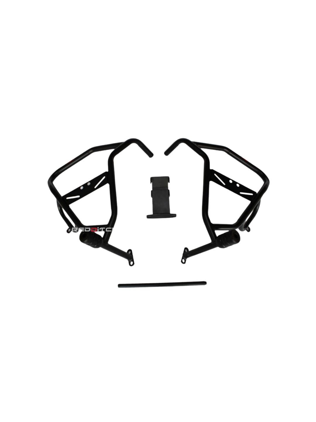 The CB 200 X Adventure Crash Guard offers robust protection for your bike’s frame and engine during off-road rides. Durable and reliable for adventure enthusiasts.