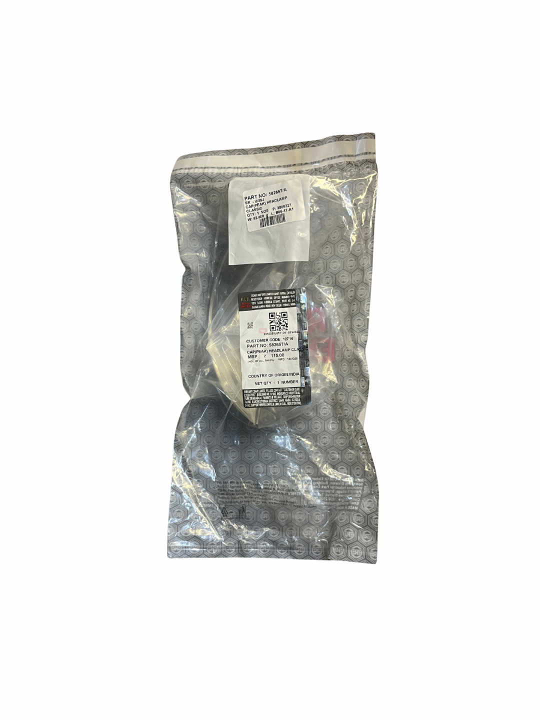 CAP (PEAK) HEADLAMP CLASSIC /582657/A