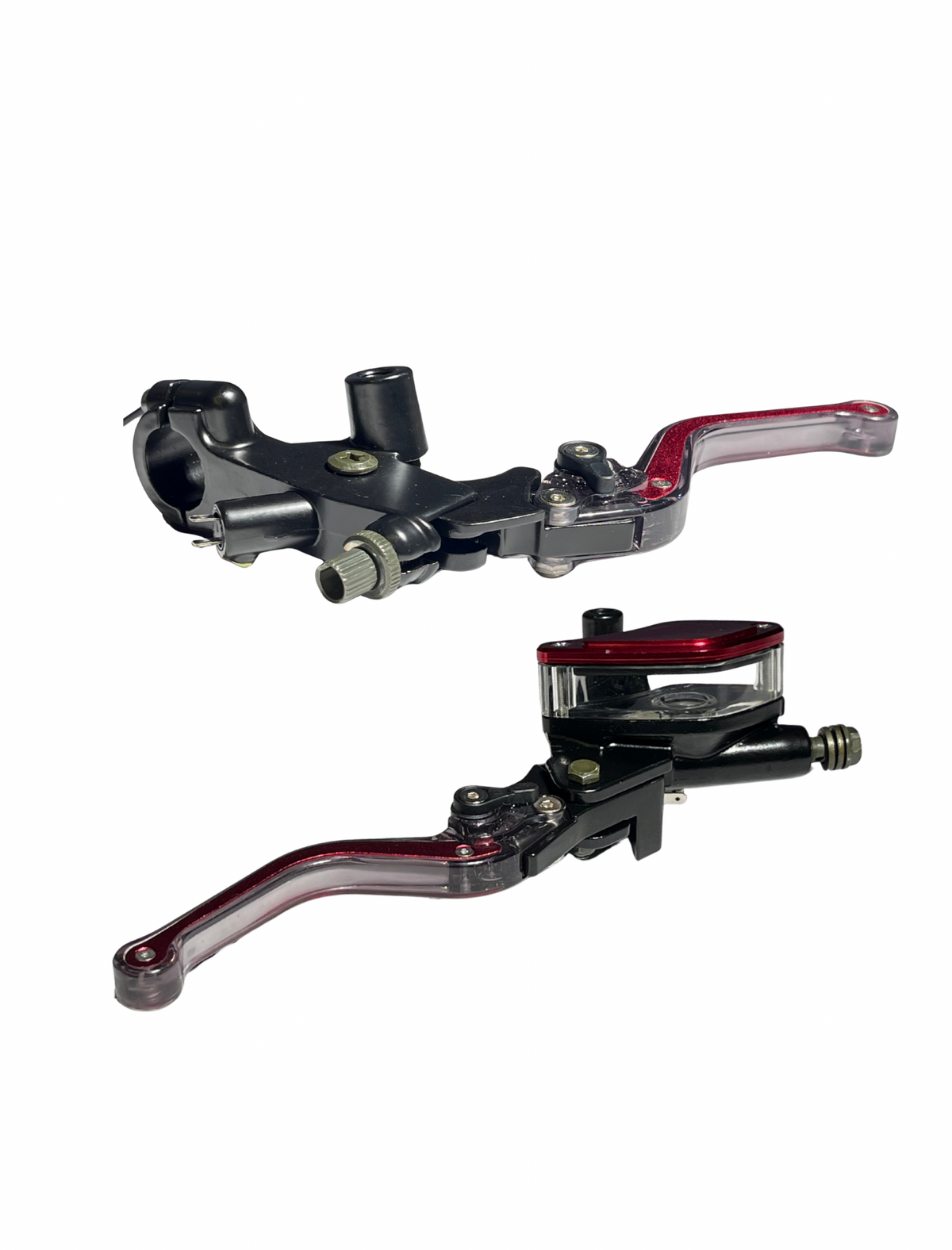 HYDRAULIC BRAKE AND CLUTCH LEVER SET WITH LED DRL AND INDICATORS
