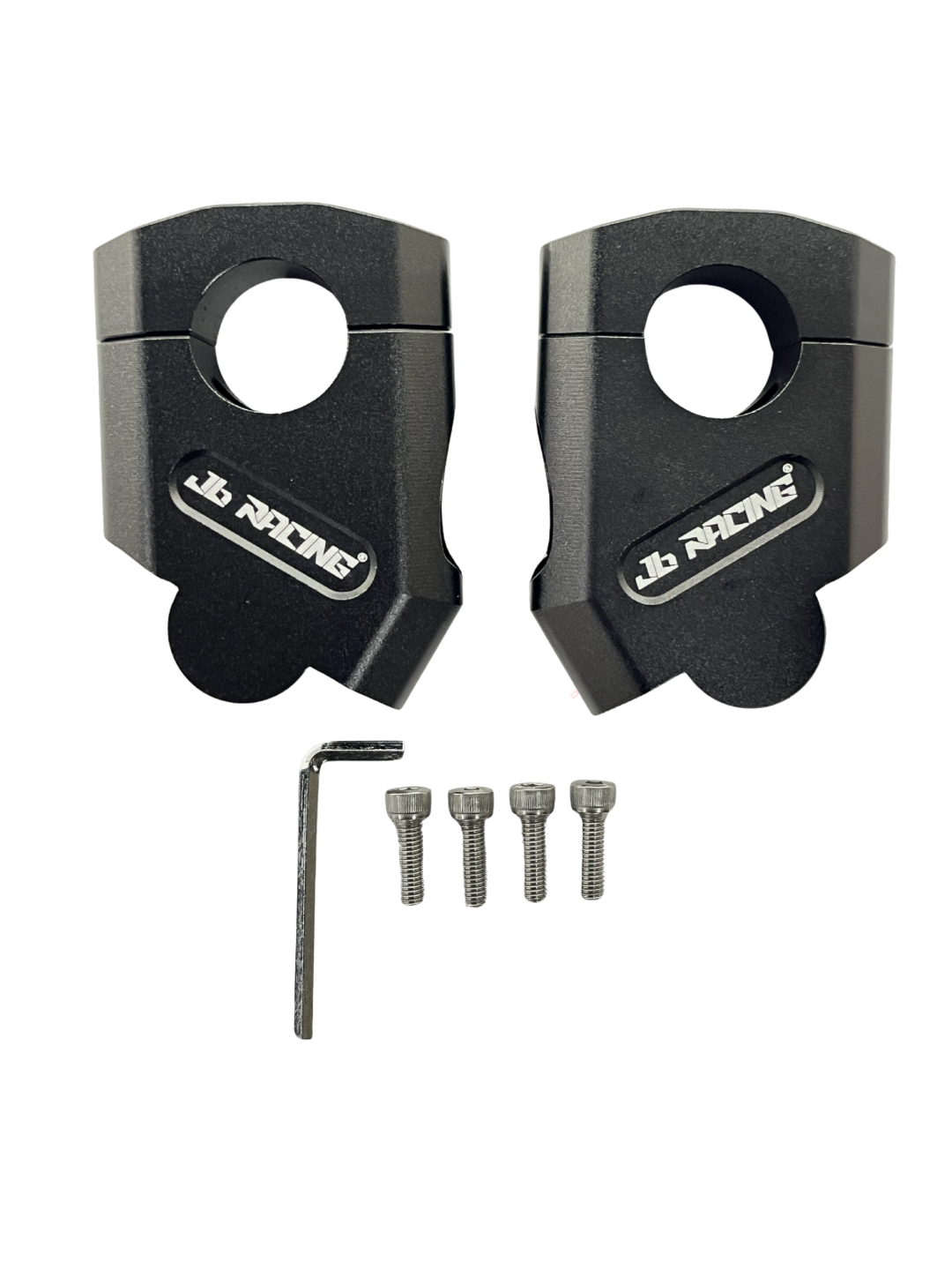 JB RACING RISER UNIVERSAL BLACK ANGULAR