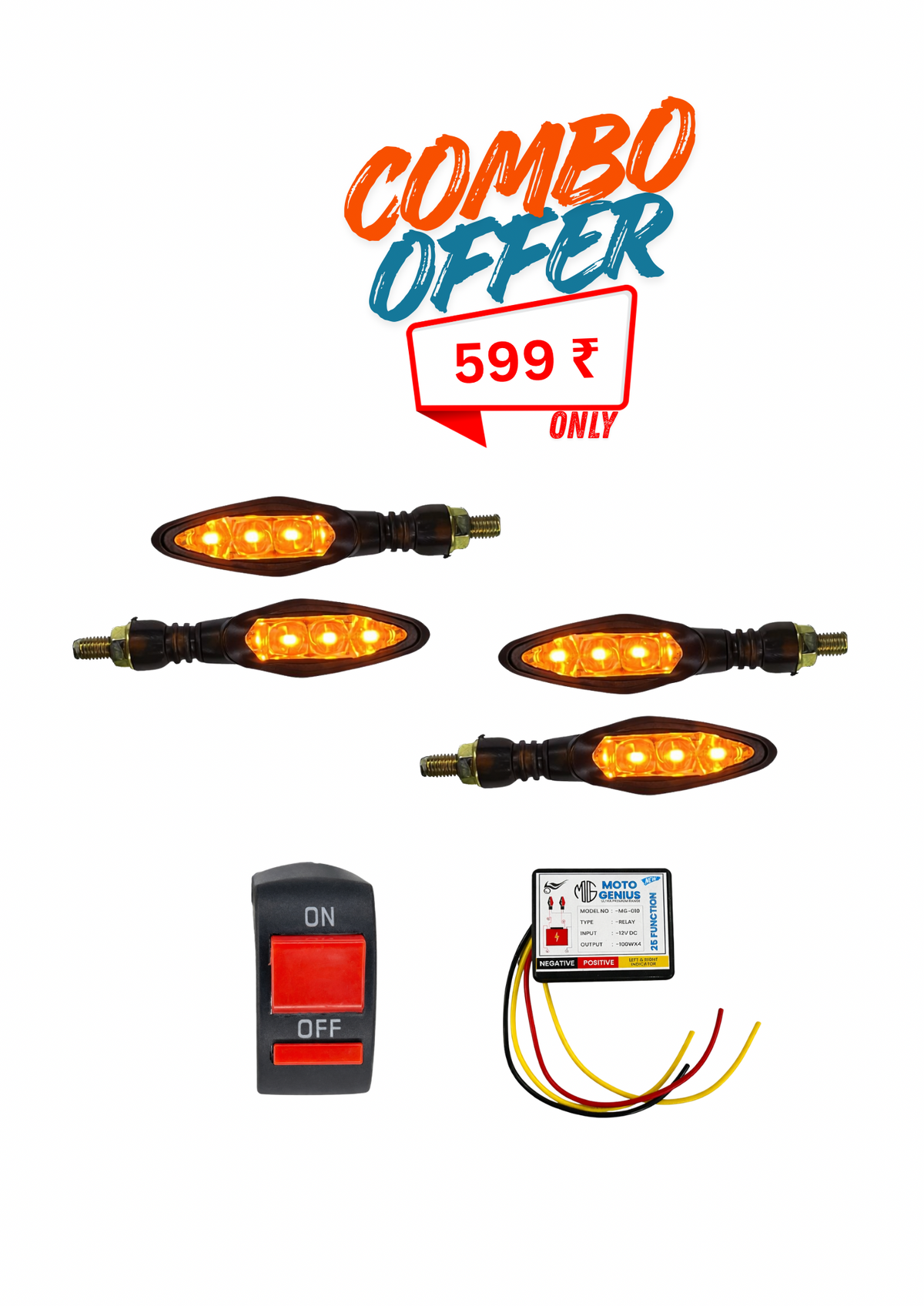 4 PIECE DUKE INDICATOR + HAZARD MODE + SWITCH COMBO