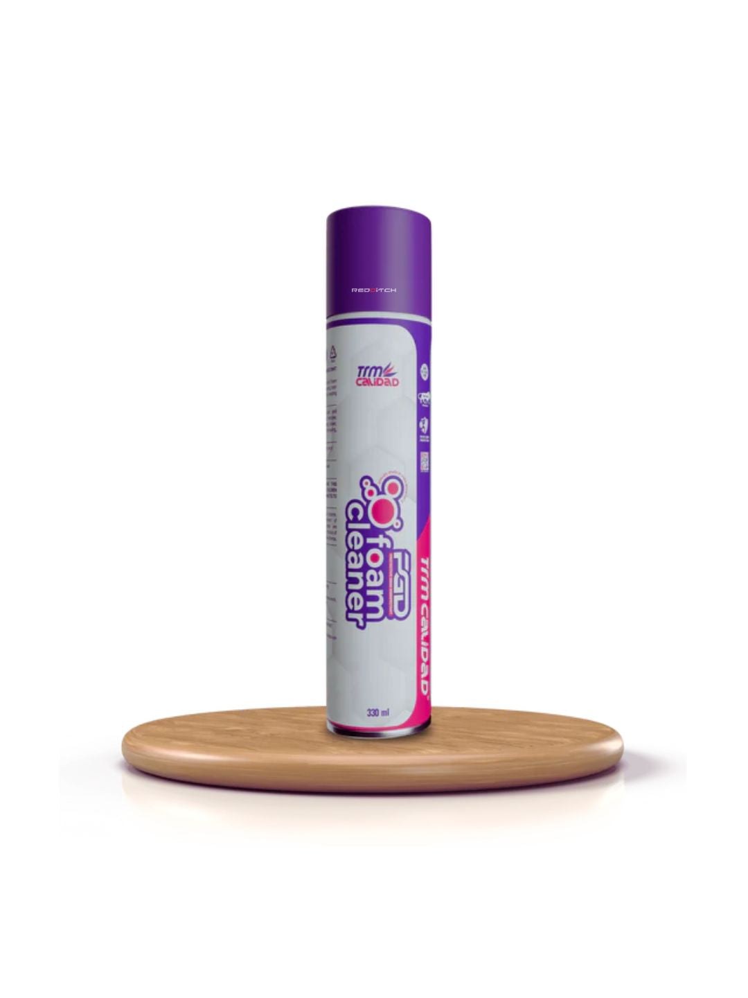 TRM Calidad Foam Cleaner (330ml), a powerful cleaning solution designed to remove dirt, grease, and grime from motorcycle surfaces, providing a deep clean and maintaining the bike’s appearance.