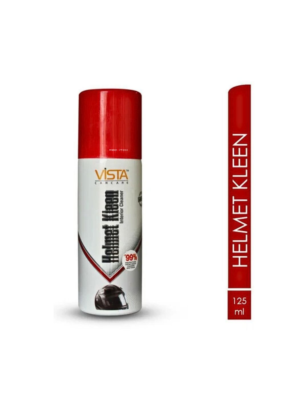 Vista Helmet Cleaner (125ml) is a specialized formula for cleaning helmets, effectively removing dirt and grime while leaving a fresh and odor-free finish, ensuring hygiene and shine.