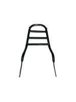 Himalayan Carrier in black color, designed to provide a strong and durable platform for carrying luggage or gear on your Royal Enfield Himalayan, enhancing both utility and style.