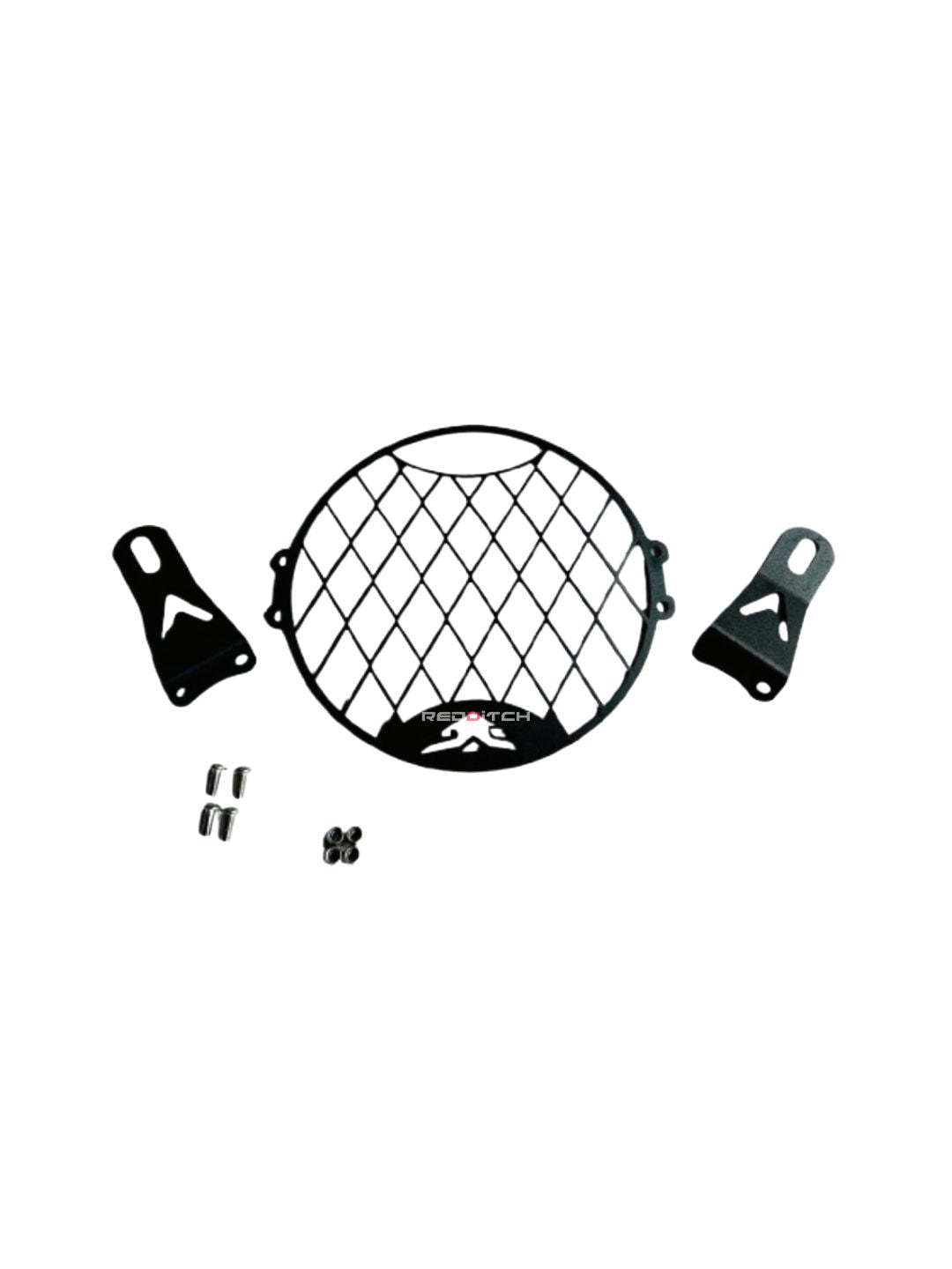 Himalayan Headlight Grill – Protects your bike's headlight from damage while giving it a rugged look. Durable and designed to fit perfectly on your Himalayan.