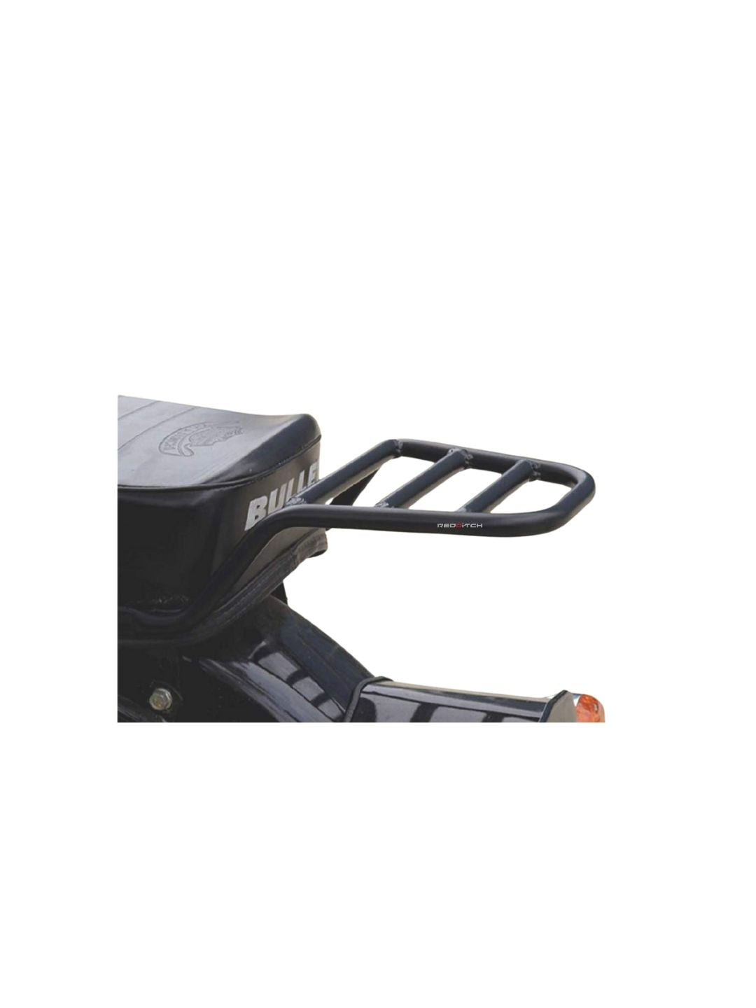 Himalayan Carrier in black color, designed to provide a strong and durable platform for carrying luggage or gear on your Royal Enfield Himalayan, enhancing both utility and style.