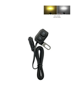 Car light accessory with dual-color options on a white background