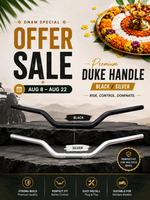 DUKE HANDLE ( BLACK SILVER )