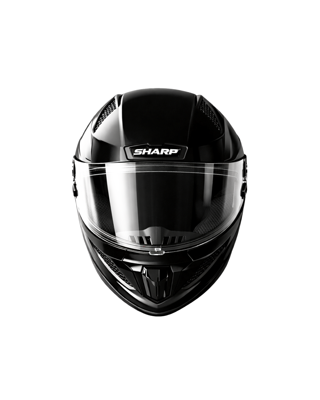 STEELBIRD SBH 25 ISS SHARP GLOSSY BLACK HELMET