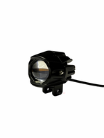 A white background with lght