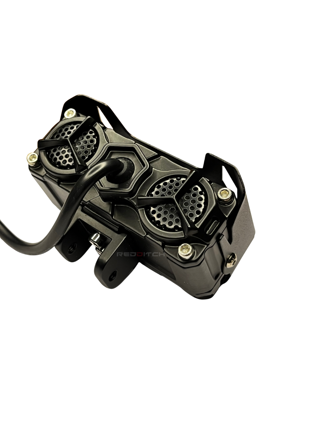 3 led fog lamp with white bakground