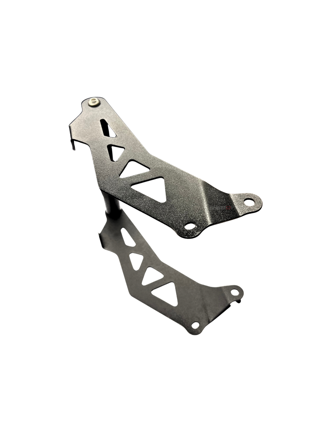 Metal bracket on a white background