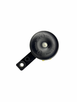 Black bicycle bell on a white background