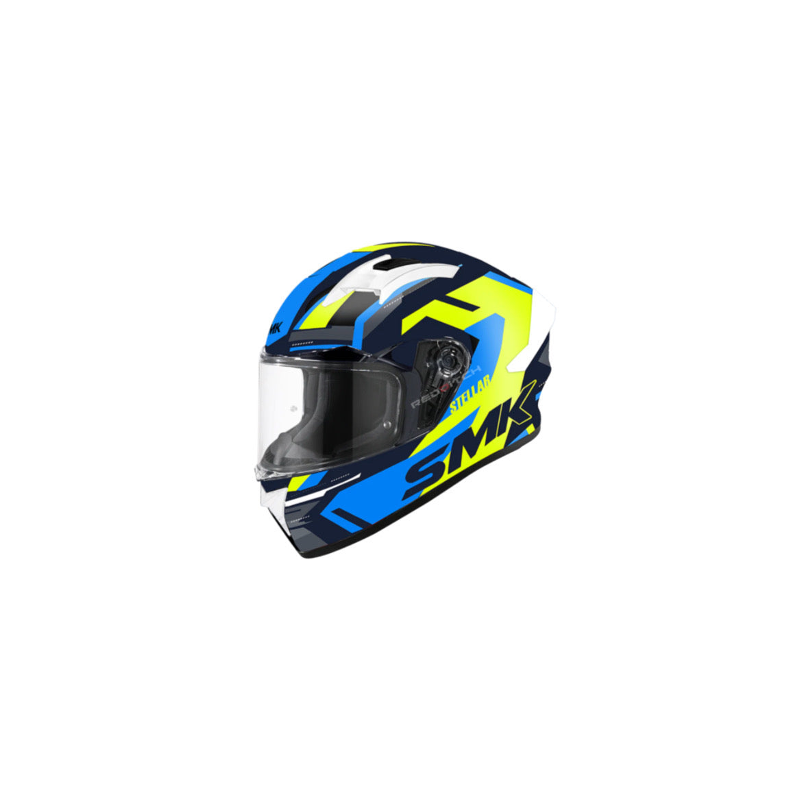 SMK STELLAR SPORTS GLOSS BLACK YELLOW BLUE