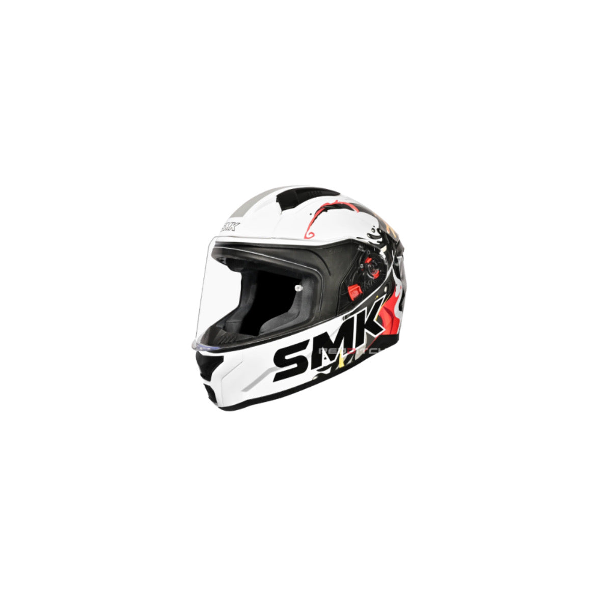 SMK BIONIC YOUTH SPLASH GLOSSY WHITE BLACK/ YELLOW